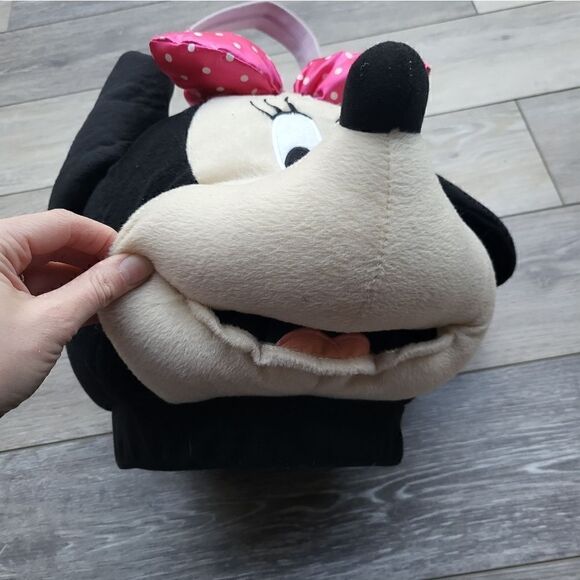 adorable Minnie Mouse head plush baskets with handles! This set includes 2 baske - Picture 14 of 16